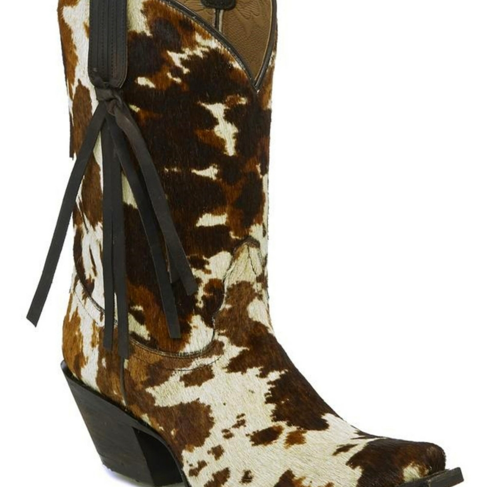 NWOB Tony Lama size 9.5 B cow hair/leather boot